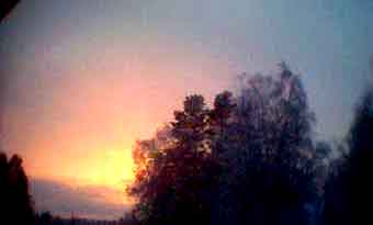 auringonlasku täytekuvaksi