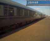 Juna Jmsn asemalla. Kuvaa ksitelty